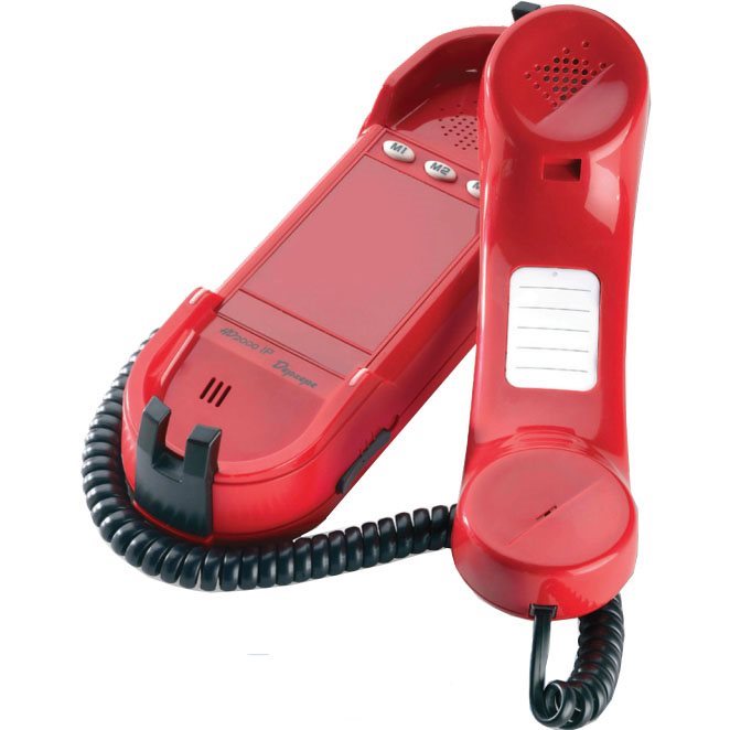   Téléphones SIP   Tlphone d'urgence SIP 3 touches rouge PAI50R