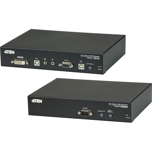   KVM extender   KVM extender DVI sur fibre optique 600m CE680-AT-G