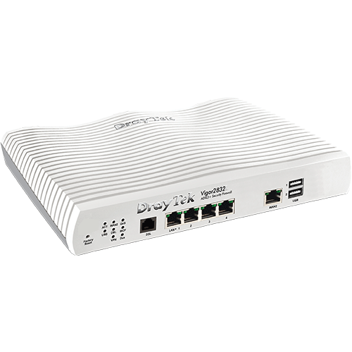  Routeurs Pro Modem routeur ADSL2 1 Wan 4 Lan Giga 32 VPN VIGOR2832